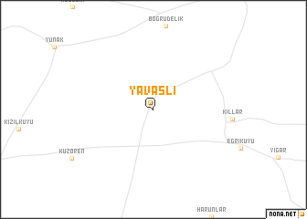 map of Yavaşlı