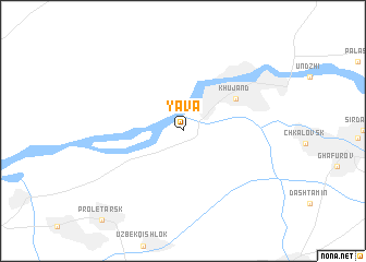 map of Yava