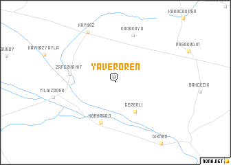 map of Yaverören