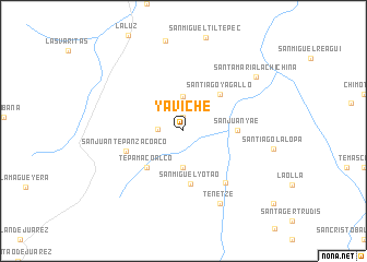 map of Yaviche