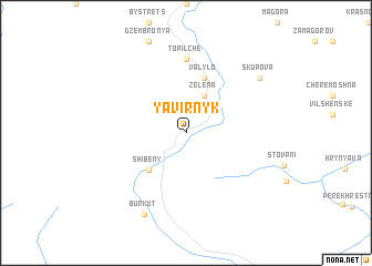 map of Yavirnyk