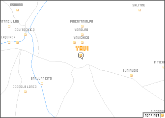 map of Yaví