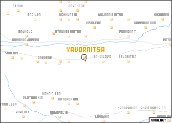 map of Yavornitsa