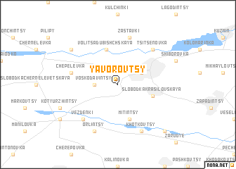 map of Yavorovtsy