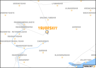 map of Yavorskiy