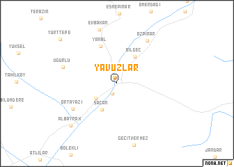 map of Yavuzlar