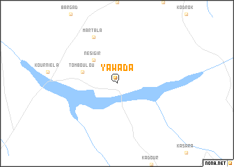map of Yawada