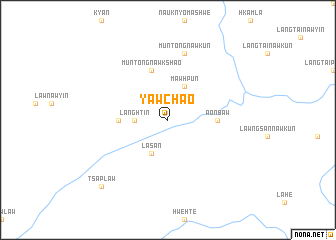 map of Yawchao