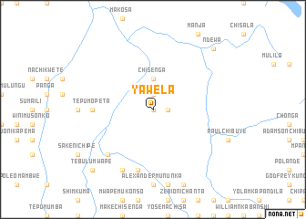 map of Yawela