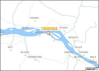 map of Yawenda