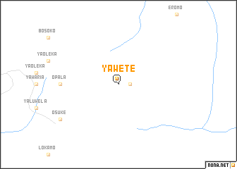 map of Yawete