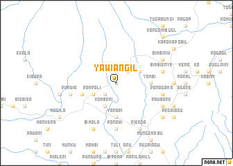 map of Yawiangil