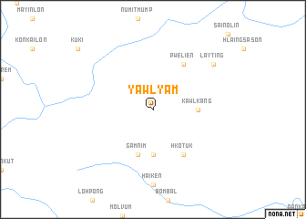 map of Yawlyam