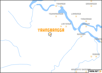map of Yawngbang Ga
