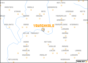 map of Yawnghkalo