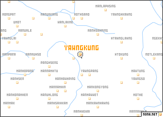 map of Yawng Kūng