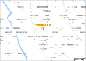 map of Yawng Lek