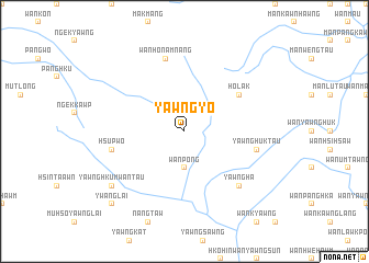 map of Yawng-yo