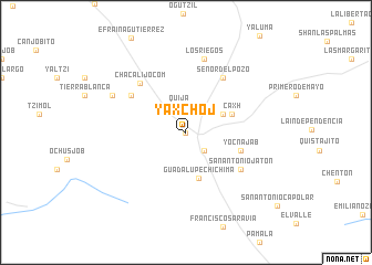 map of Yaxchoj