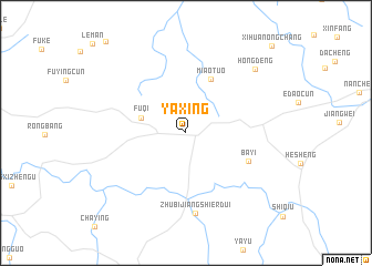 map of Yaxing