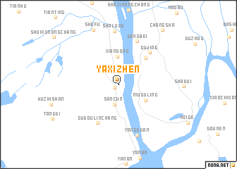 map of Yaxizhen