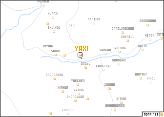 map of Yaxi