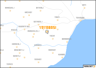 map of Yayabaşı