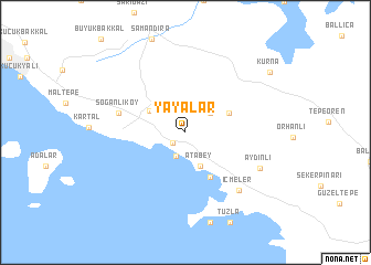 map of Yayalar