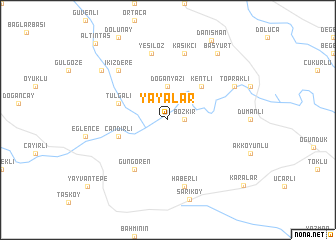 map of Yayalar