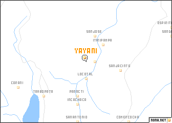 map of Yayani