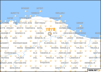 map of Yaya