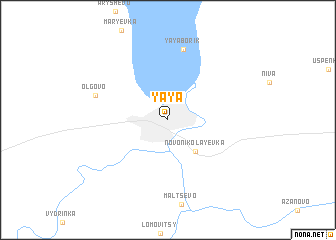 map of Yaya