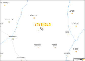 map of Yayemola