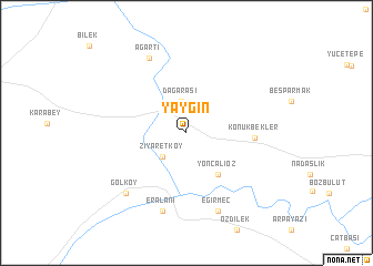 map of Yaygın