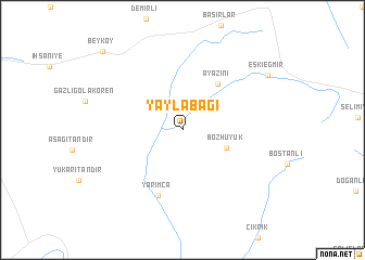 map of Yaylabağı