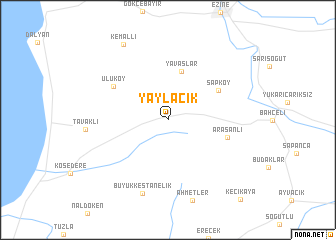 map of Yaylacık