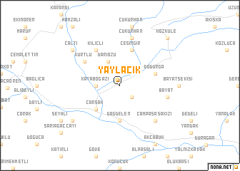 map of Yaylacık