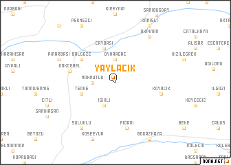 map of Yaylacık