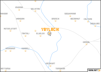 map of Yaylacık