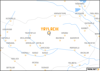 map of Yaylacık