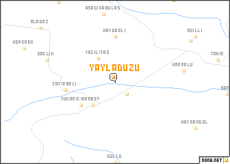 map of Yayladüzü