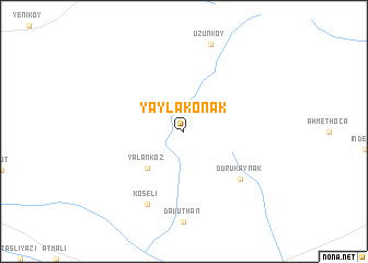 map of Yaylakonak
