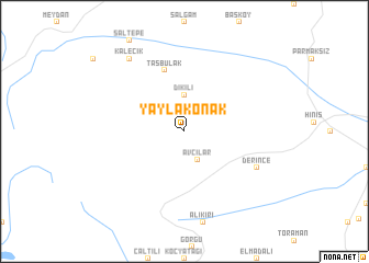 map of Yaylakonak