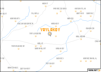 map of Yaylaköy