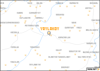 map of Yaylaköy