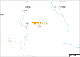 map of Yaylaköy