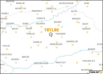 map of Yaylak