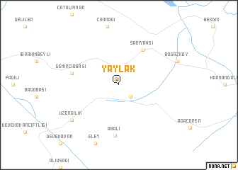 map of Yaylak