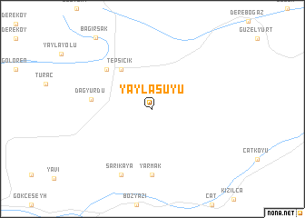 map of Yaylasuyu