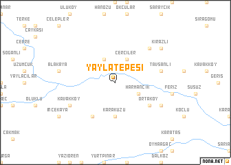 map of Yaylatepesi